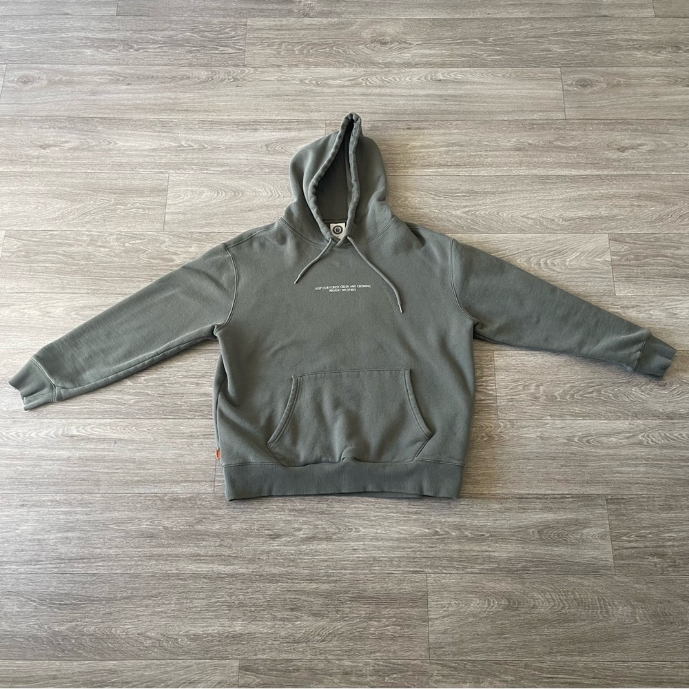 Element Smokey the Bear pullover green hoodie - XL - Picture 2 of 10